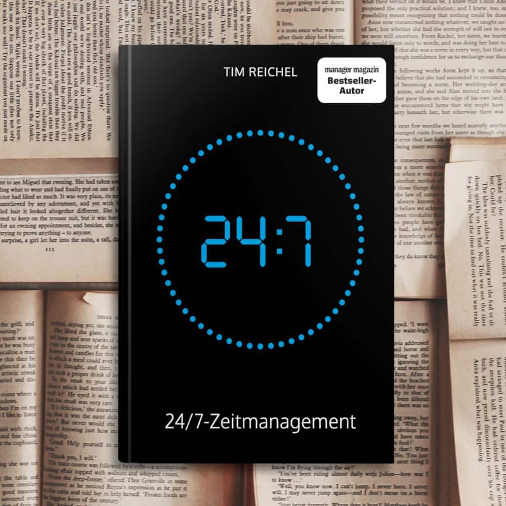 Leserbild: 24/7-Zeitmanagement (Das Zeitmanagement-Buch für alle, die keine Zeit haben, ein Zeitmanagement-Buch zu lesen) von Tim Reichel erschienen im Studienscheiss Verlag