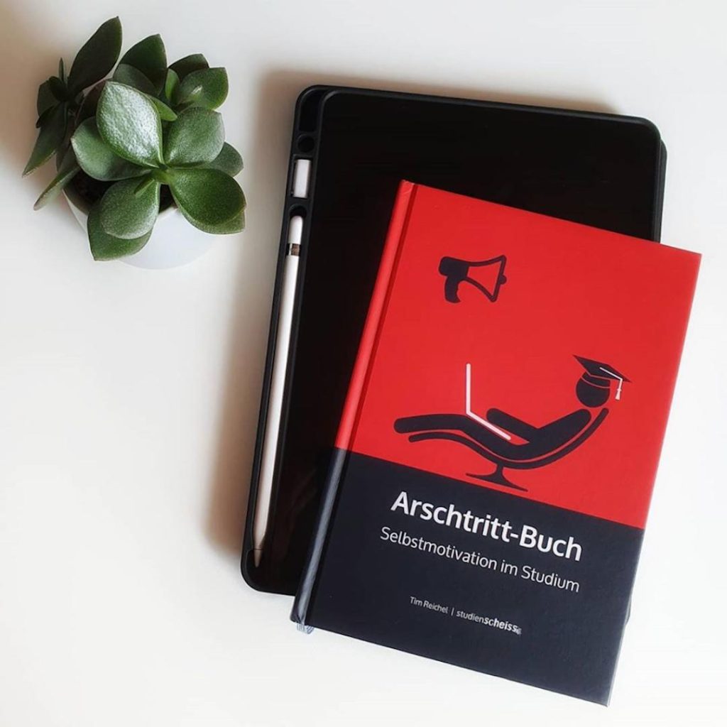 Leserbild: Arschtritt-Buch (Selbstmotivation im Studium) von Tim Reichel erschienen im Studienscheiss Verlag