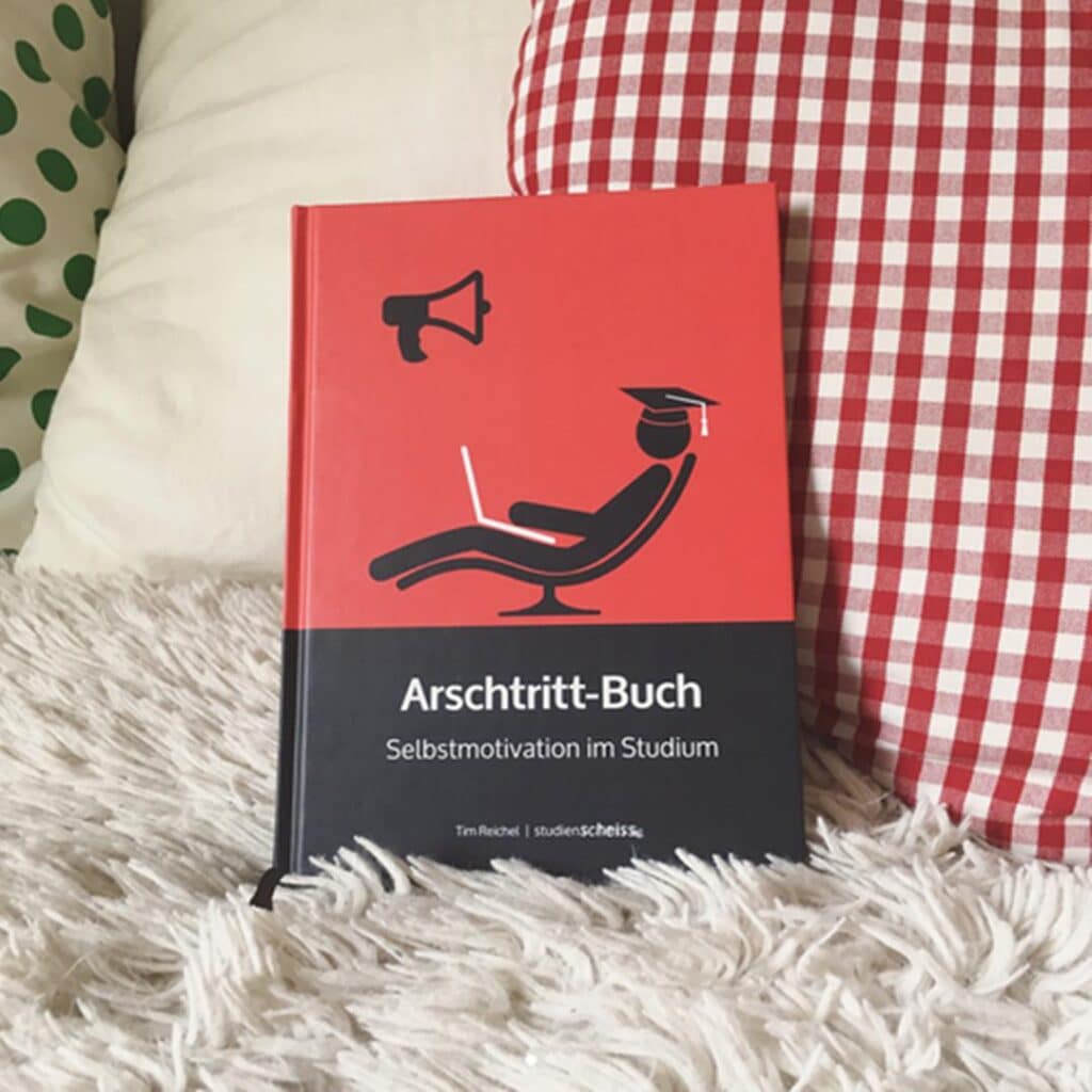 Leserbild: Arschtritt-Buch (Selbstmotivation im Studium) von Tim Reichel erschienen im Studienscheiss Verlag