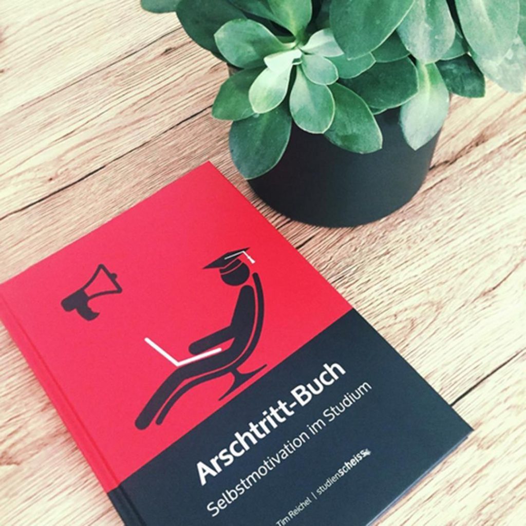 Leserbild: Arschtritt-Buch (Selbstmotivation im Studium) von Tim Reichel erschienen im Studienscheiss Verlag